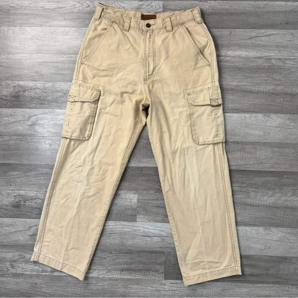 St. John's Bay Utility Cargo Pants 32x30 Khaki Workwear Outdoor
